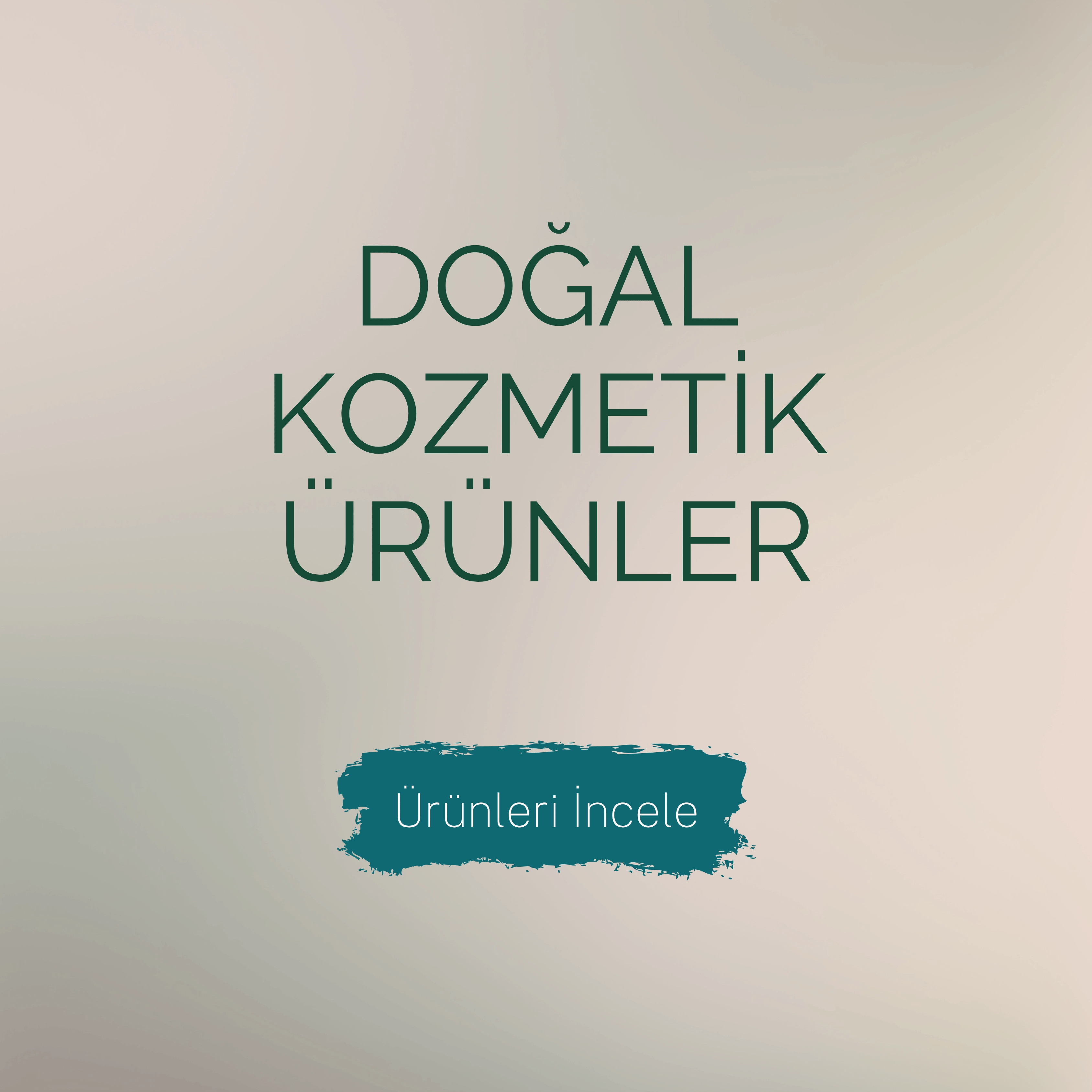 Doğal, el yapımı ve vegan kozmetik ve kişisel bakım ürünleri