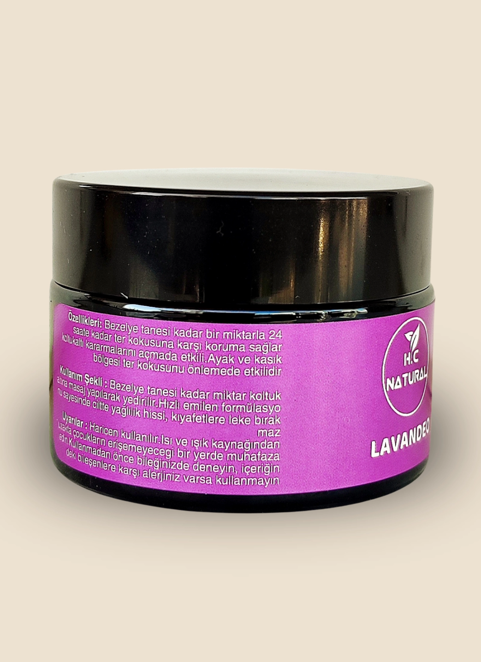 Doğal Krem Deodorant Lavanta