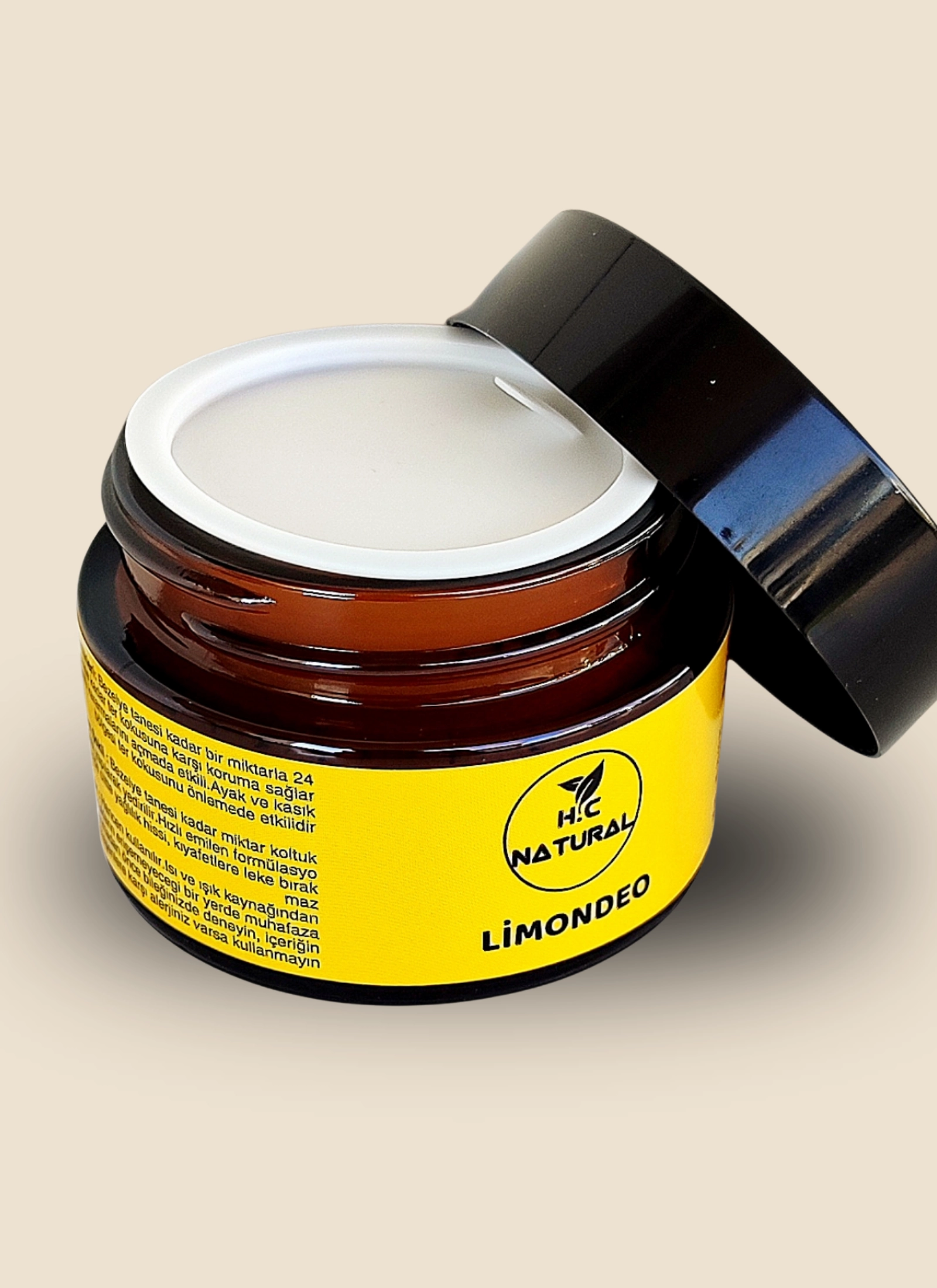Doğal Krem Deodorant Limon