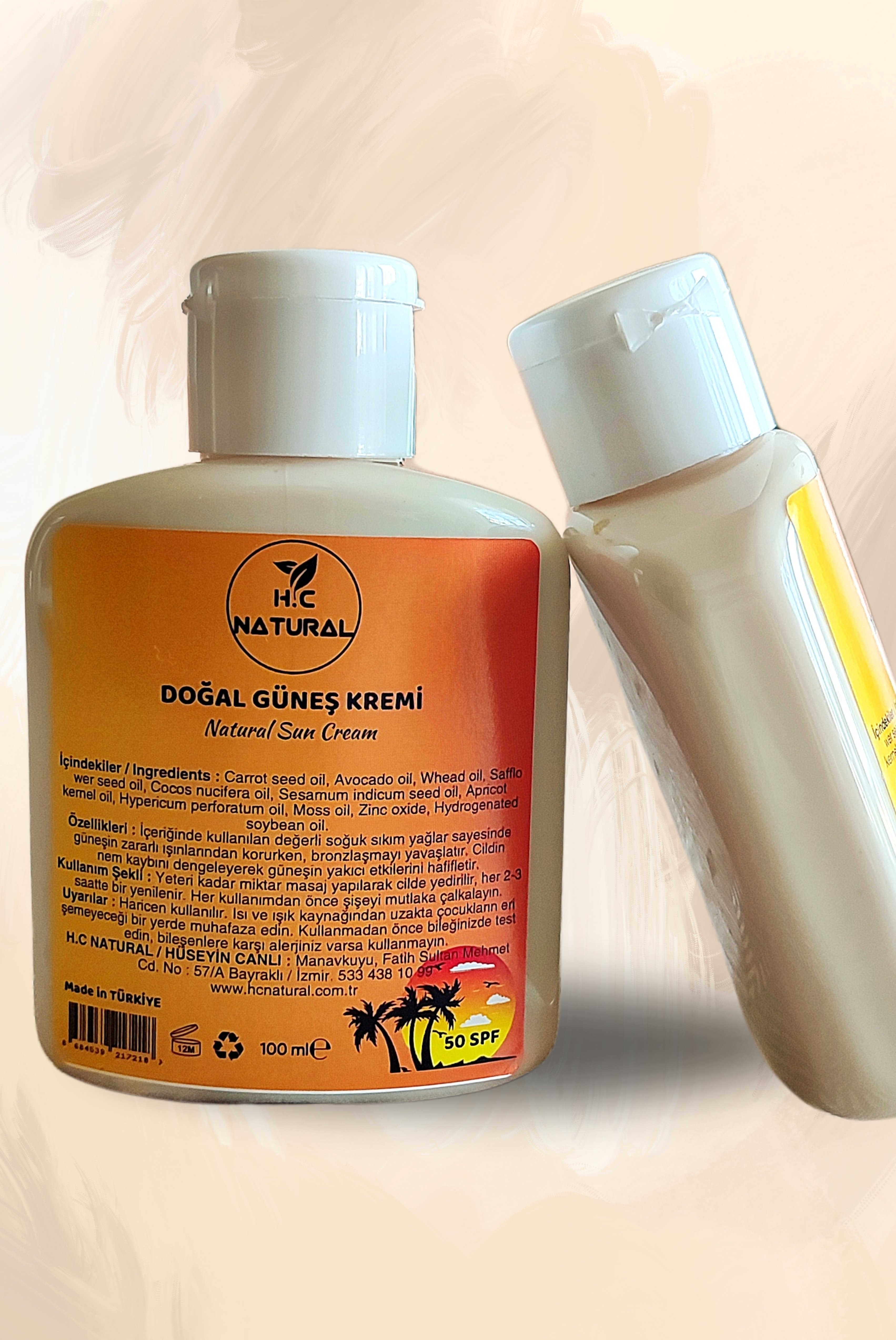Doğal Güneş Kremi 100 ml